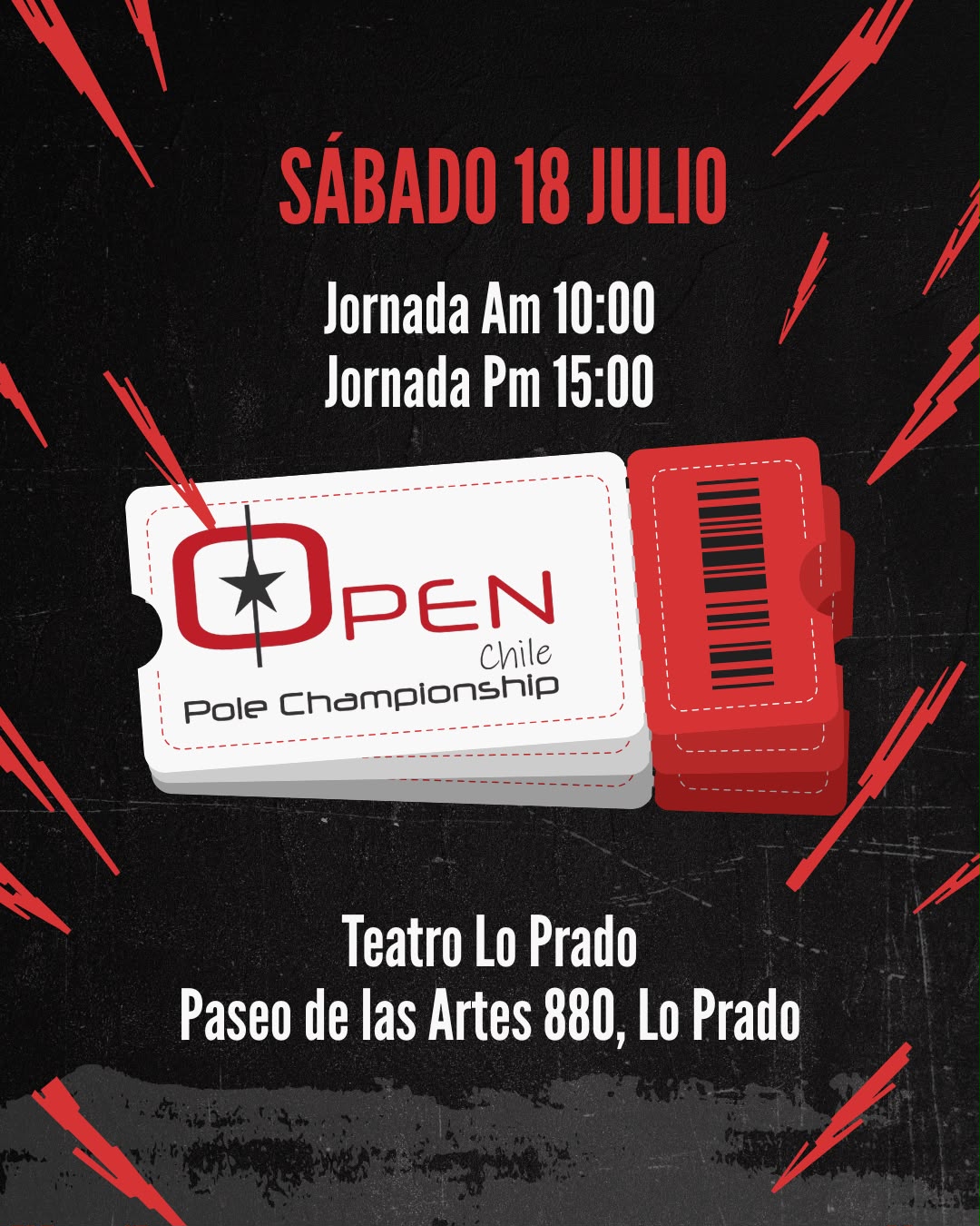 Entradas Open Chile Pole Champ Sabado 18 Julio