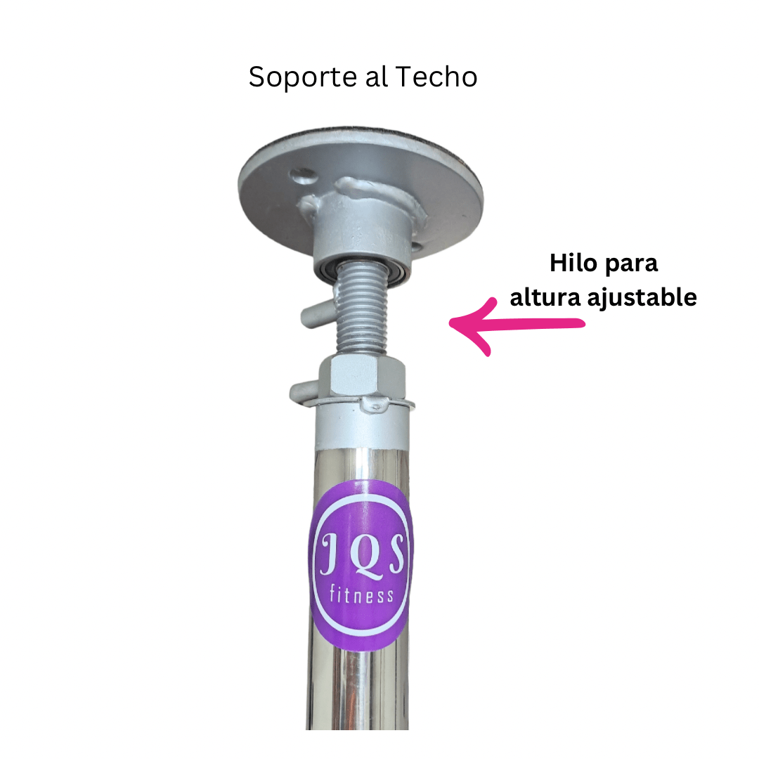 Barra Pole Dance Profesional Giratorio/Estático - Portátil Inoxidable