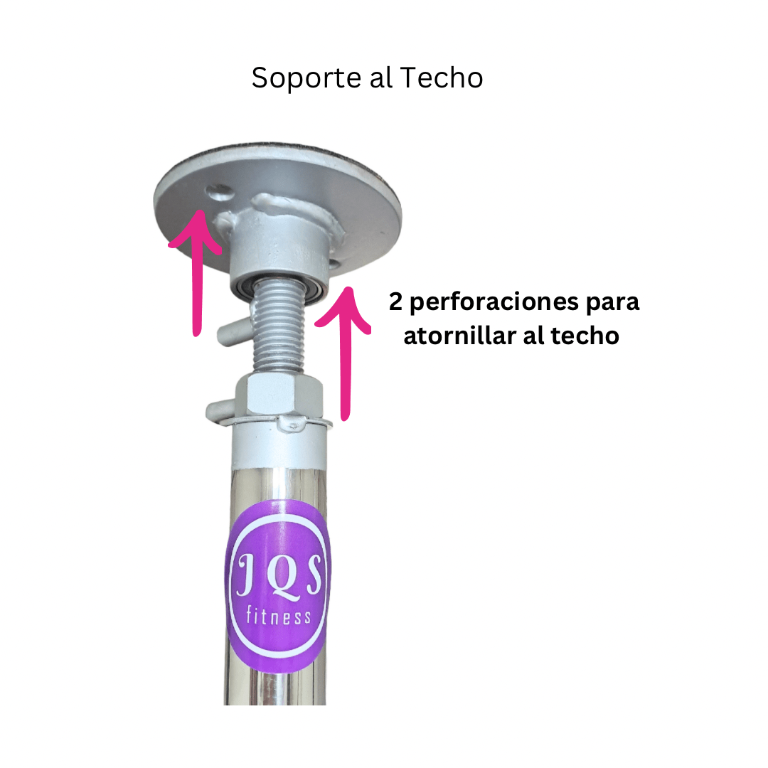 Barra Pole Dance Profesional Giratorio/Estático - Portátil Inoxidable