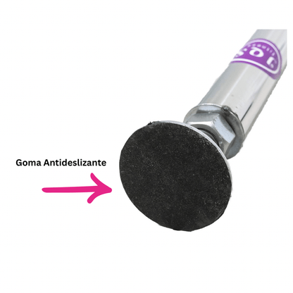 Barra Pole Dance Profesional Giratorio/Estático - Portátil Inoxidable