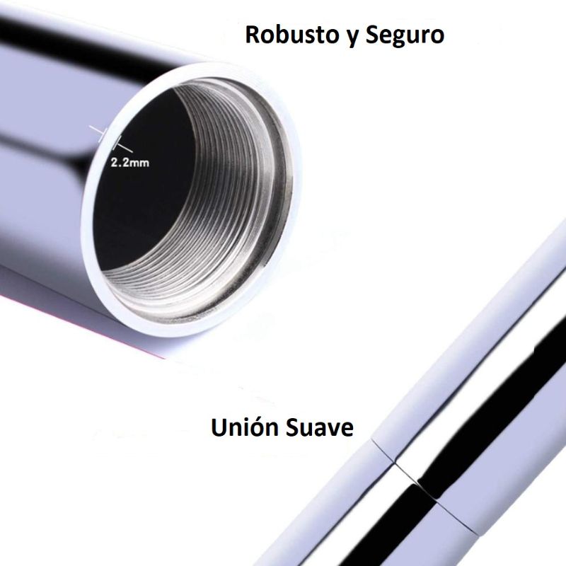 Barra Pole Dance Silver Giratorio/Estático - Portátil