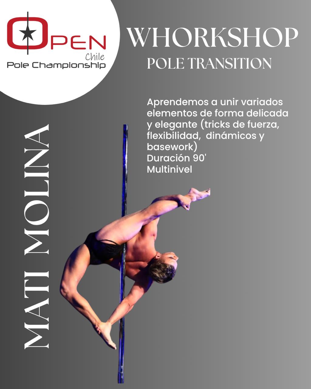 Clases Workshop Open Chile Pole Champ Domingo 19 Julio