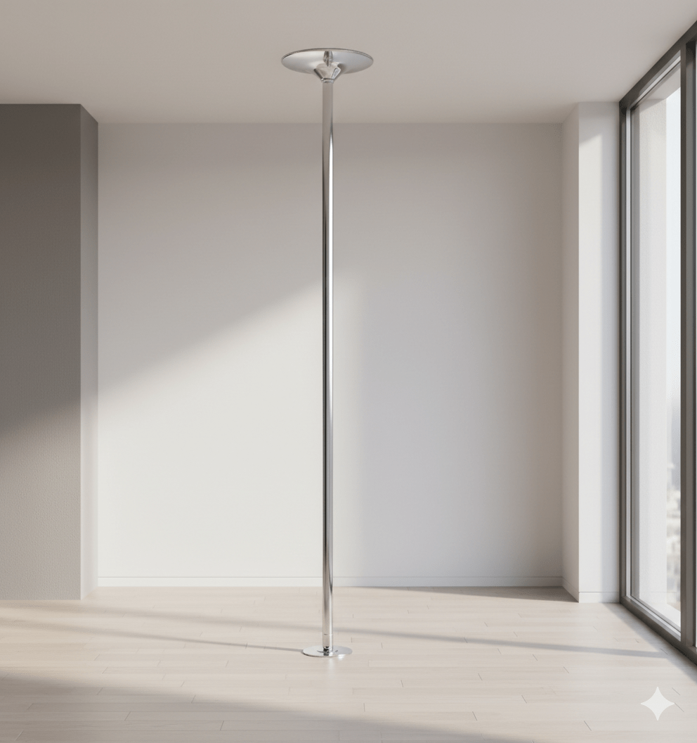 Barra Pole Dance Silver Giratorio/Estático - Portátil