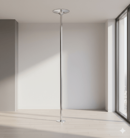 Barra Pole Dance Silver Giratorio/Estático - Portátil